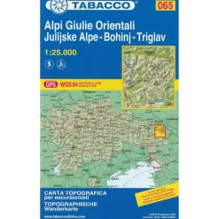 065 ALPI GIULIE ORIENTALI-BOHINJ-TRIGLAV - Wanderkarte