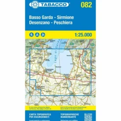 82 BASSO GARDA SIRMIONE DESENZANO PESCHIERA - Wanderkarte