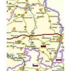 107 FREIZEITKARTE OBERLAUSITZ - Wanderkarte