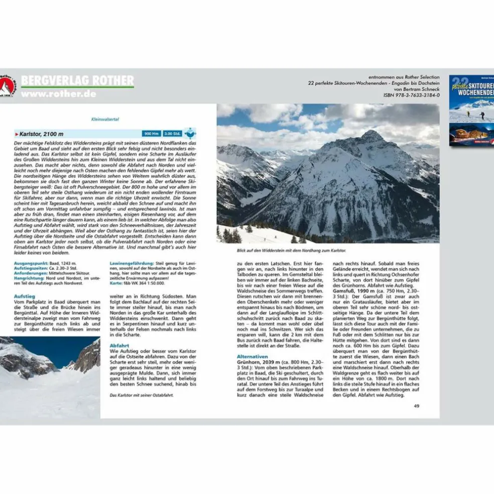 22 PERFEKTE SKITOUREN-WOCHENENDEN