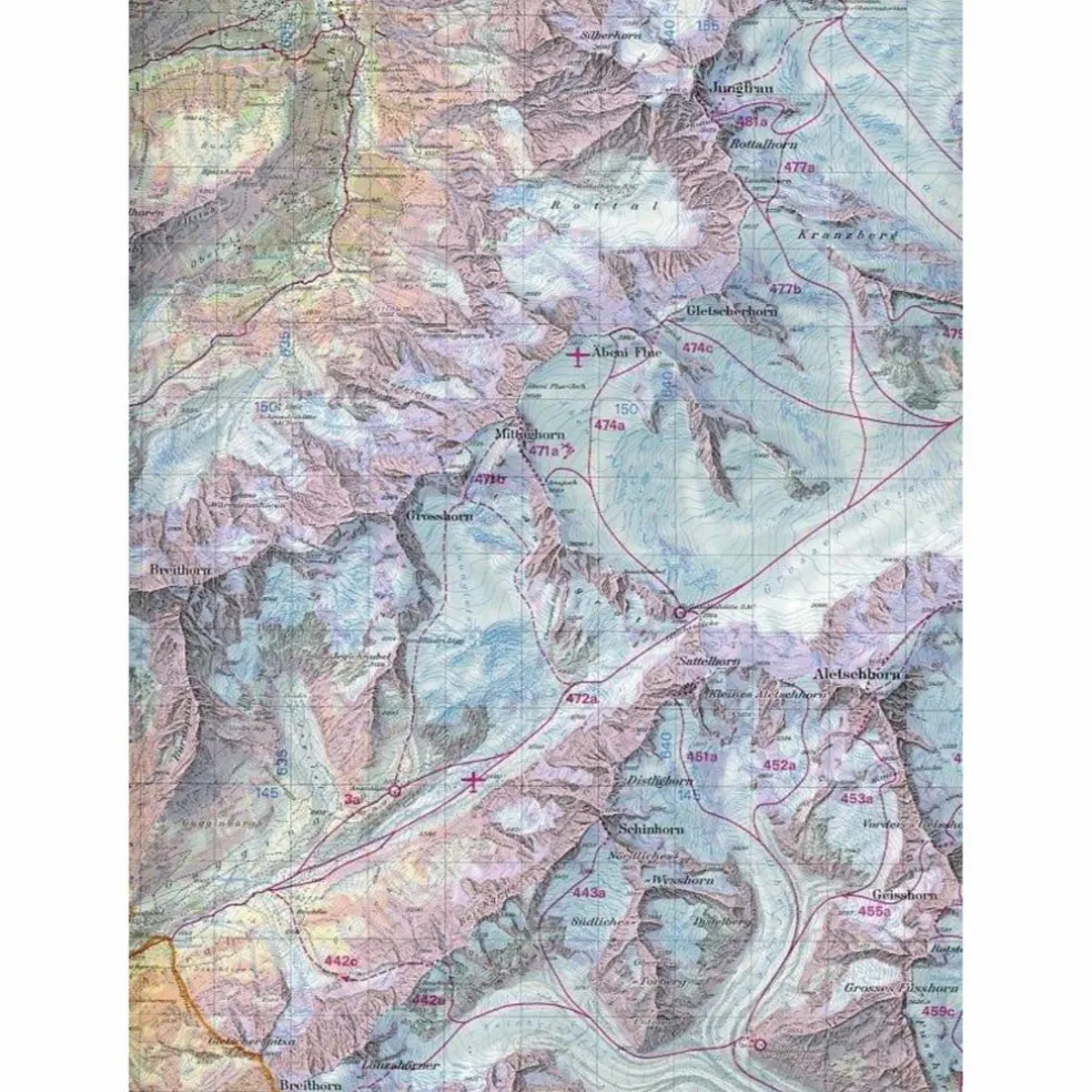 264 S JUNGFRAU 1:50T - Wanderkarte