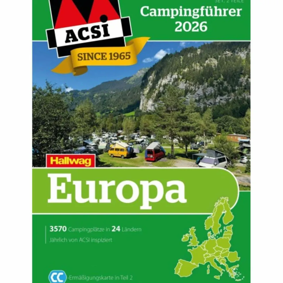 ACSI CAMPINGFÜHRER EUROPA 2026 - Reiseführer