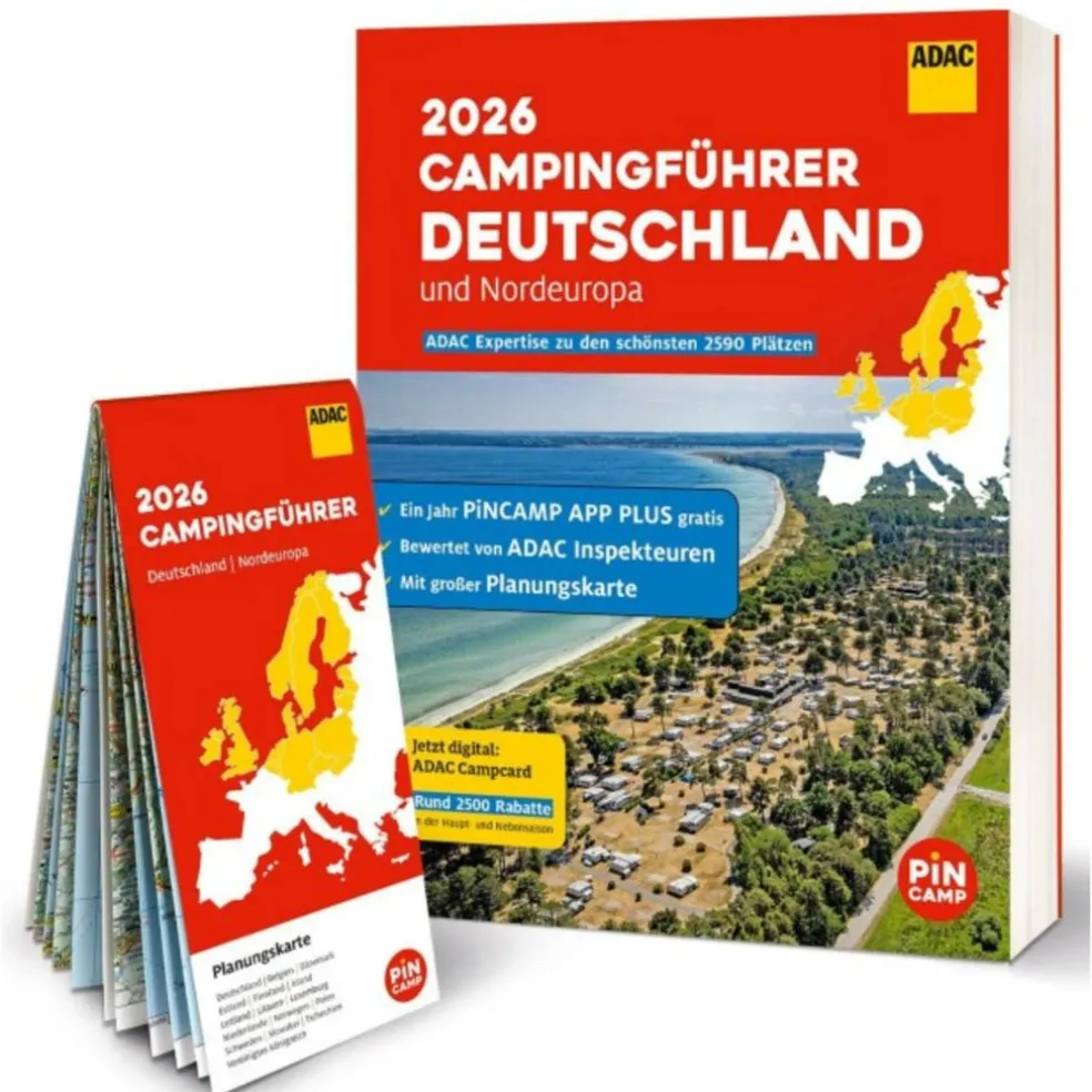 ADAC CAMPINGFÜHRER DEUTSCHLAND/NORDEUROPA 2026 - Stellplatzführer