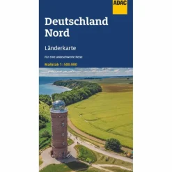 ADAC LÄNDERKARTE DEUTSCHLAND NORD 1:500.000 - Straßenkarte