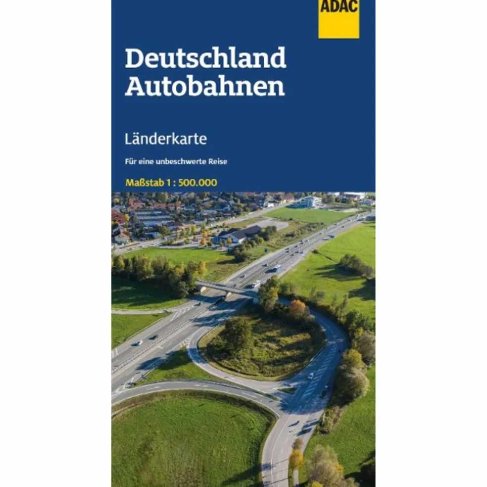 ADAC LÄNDERKARTE DEUTSCHLAND AUTOBAHNEN 1:500.000 - Straßenkarte