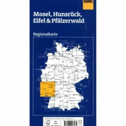 ADAC REGIONALKARTE 11 MOSEL, EIFEL, HUNSRÜCK, PFÄLZERWALD - Straßenkarte