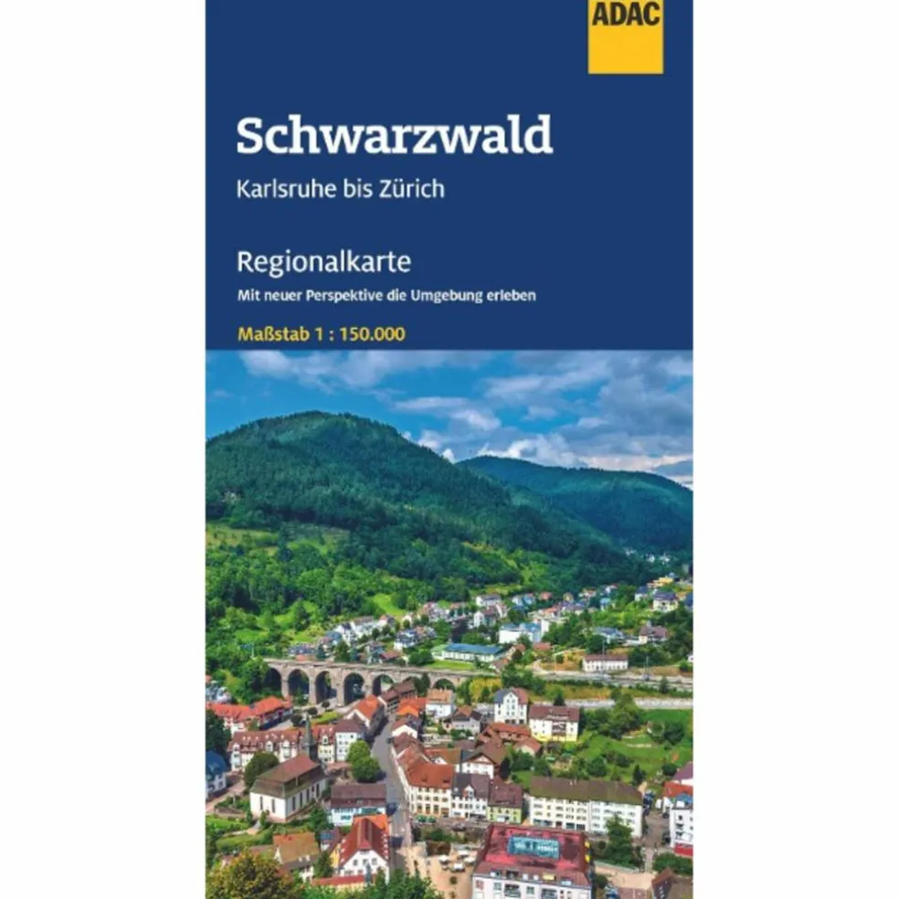 ADAC REGIONALKARTE 14 SCHWARZWALD 1:150.000 - Straßenkarte