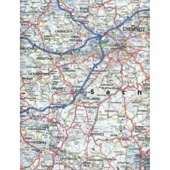 ADAC REGIONALKARTE BLATT 10 DRESDEN, CHEMNITZ 1:150.000 - Straßenkarte