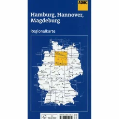 ADAC REGIONALKARTE BLATT 5 HAMBURG, HANNOVER, MAGDEBURG 1:15 - Straßenkarte