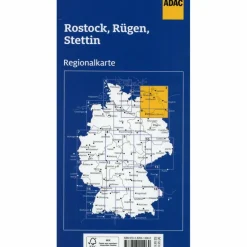 ADAC REGIONALKARTE DEUTSCHLAND BLATT 3 ROSTOCK, RÜGEN, STETT - Straßenkarte
