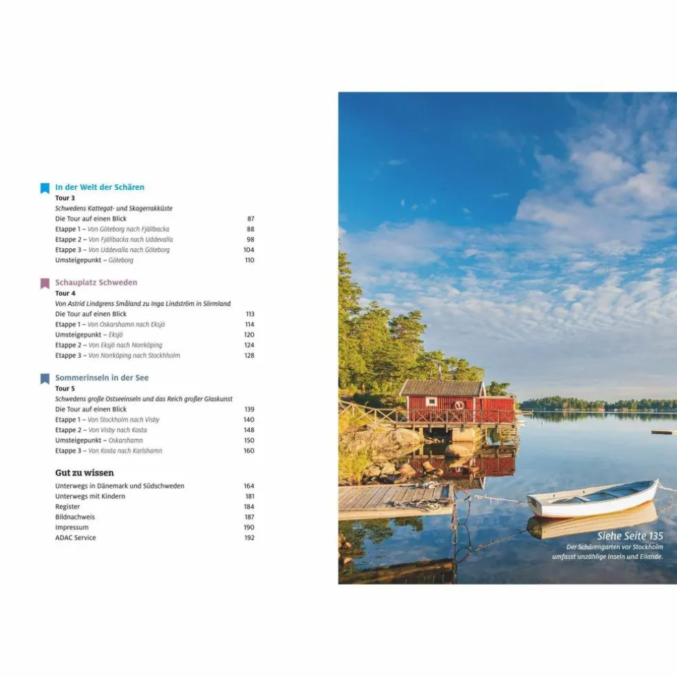 ADAC ROADTRIPS - DÄNEMARK UND SÜDSCHWEDEN - Reiseführer