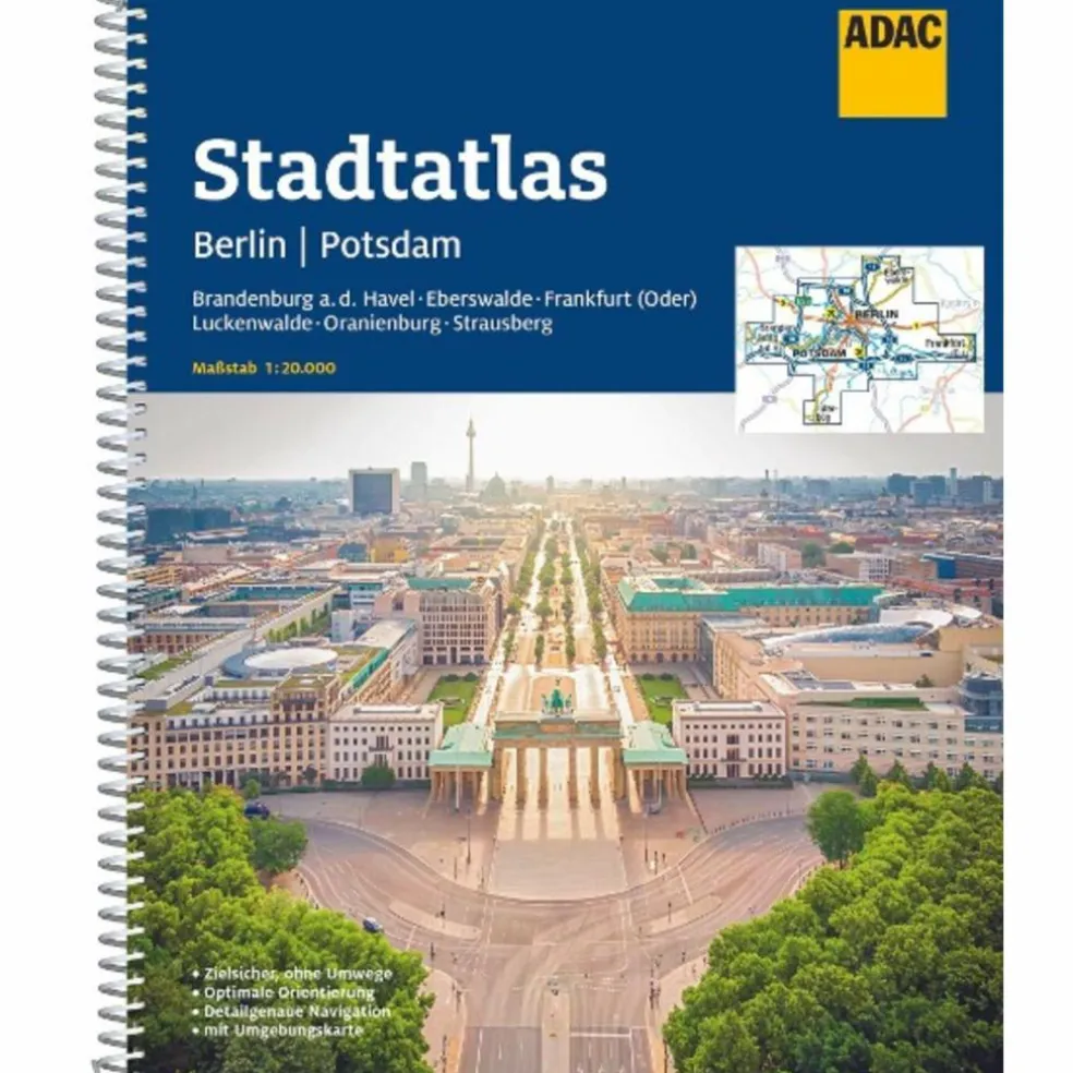 ADAC STADTATLAS BERLIN/POTSDAM 1:20 000 - Stadtplan