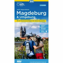 ADFC REGIONALKARTE MAGDEBURG & UMGEBUNG - Fahrradkarte