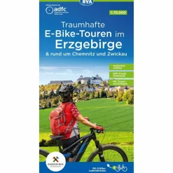 ADFC TRAUMHAFTE E-BIKE-TOUREN IM ERZGEBIRGE - Fahrradkarte