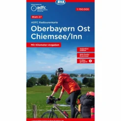 ADFC-RADTOURENKARTE 27 OBERBAYERN OST / CHIEMSEE / INN - Fahrradkarte