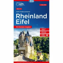 ADFC-RADTOURENKARTE 15 RHEINLAND /EIFEL 1:150.000 - Fahrradkarte