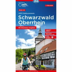 ADFC-RADTOURENKARTE 24 SCHWARZWALD OBERRHEIN 1:150.000 - Fahrradkarte