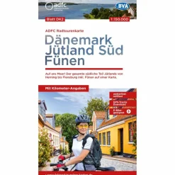 ADFC-RADTOURENKARTE DK2 DÄNEMARK/JÜTLAND SÜD/ FÜNEN - Fahrradkarte