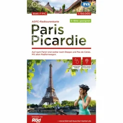 ADFC-RADTOURENKARTE F-PIC PARIS PICARDIE,1:150.000