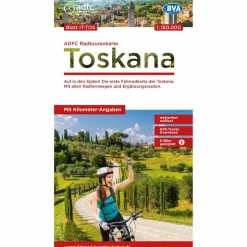 ADFC-RADTOURENKARTE IT-TOS TOSKANA 1:150.000 - Fahrradkarte