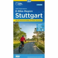 ADFC-REGIONALKARTE E-BIKE-REGION STUTTGART, 1:75.000 - Fahrradkarte