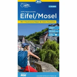 ADFC-REGIONALKARTE EIFEL/ MOSEL, 1:75.000 - Fahrradkarte