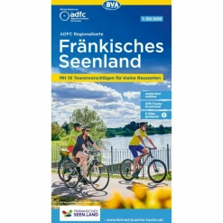 ADFC-REGIONALKARTE FRÄNKISCHES SEENLAND, 1:50.000 - Fahrradkarte