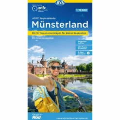 ADFC-REGIONALKARTE MÜNSTERLAND, 1:75.000 - Fahrradkarte