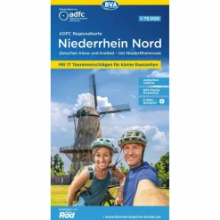 ADFC-REGIONALKARTE NIEDERRHEIN NORD, 1:75.000 - Fahrradkarte