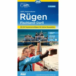 ADFC-REGIONALKARTE RÜGEN FISCHLAND-DARß, 1:75.000 - Fahrradkarte