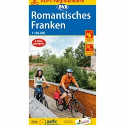 ADFC-REGIONALKARTE ROMANTISCHES FRANKEN, 1:60.000 - Fahrradkarte