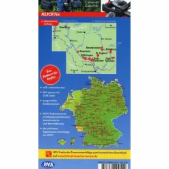 ADFC-REGIONALKARTE SAARLAND, 1:75.000, REIß- UND WETTERFEST - Fahrradkarte
