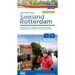 ADFC-REGIONALKARTE SEELAND ROTTERDAM 1:75.000 - Fahrradkarte