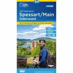 ADFC-REGIONALKARTE SPESSART/MAIN/ODENWALD, 1:75.000