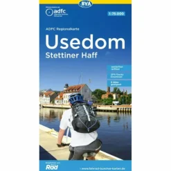 ADFC-REGIONALKARTE USEDOM STETTINER HAFF, 1:75.000 - Fahrradkarte
