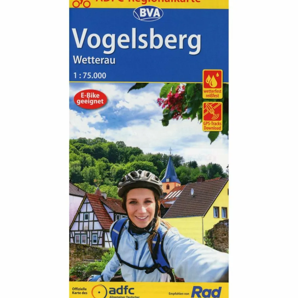 ADFC-REGIONALKARTE VOGELSBERG WETTERAU, 1:75.000 - Fahrradkarte