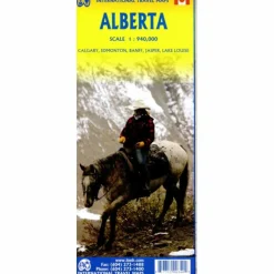 ALBERTA & BRITISH COLUMBIA - Straßenkarte