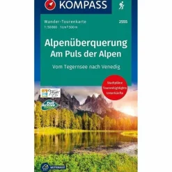 ALPENÜBERQUERUNG, AM PULS DER ALPEN 1:50 000 - Wanderkarte