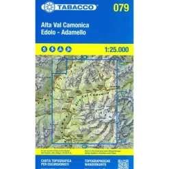 ALTA VAL CAMONICA - EDOLO - ADAMELLO 1:25 000
