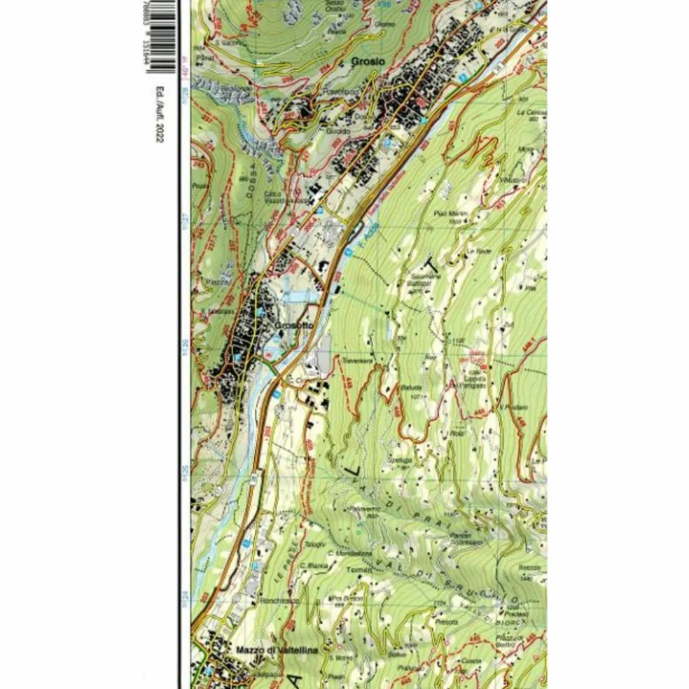 ALTA VAL CAMONICA - EDOLO - ADAMELLO 1:25 000