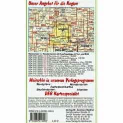 ALTENBURGER LAND UND UMGEBUNG 1 : 50 000 - Wanderkarte