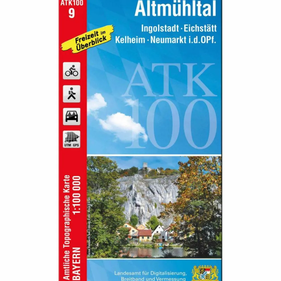 ALTMÜHLTAL 1:100 000 - Wanderkarte