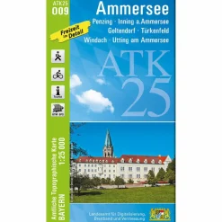 AMMERSEE 1 : 25 000 - Wanderkarte