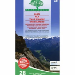 AOSTA - PILA - VALLE DI COGNE - GRAN PARADISO 1 : 25 000 - Wanderkarte