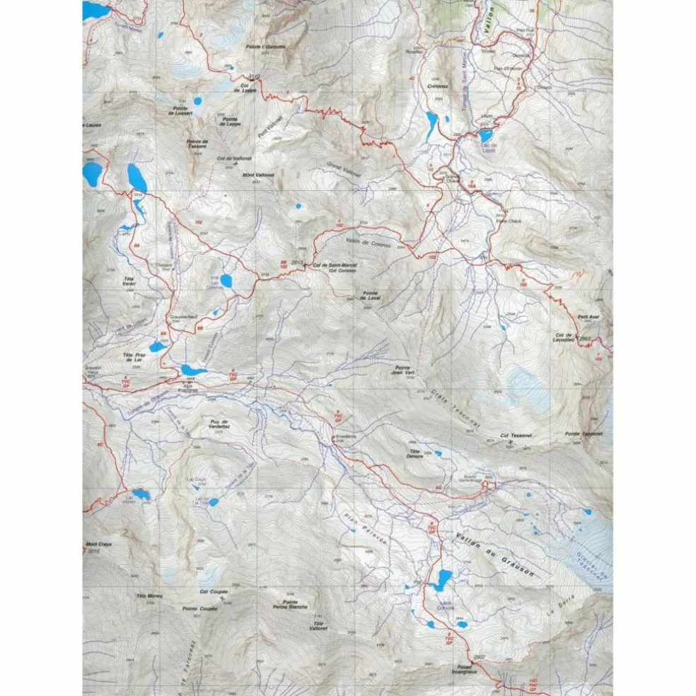 AOSTA - PILA - VALLE DI COGNE - GRAN PARADISO 1 : 25 000 - Wanderkarte