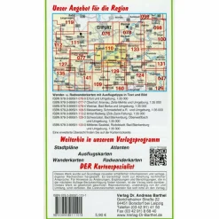 ARNSTADT, STADTILM UND UMGEBUNG 1 : 35 000 - Wanderkarte