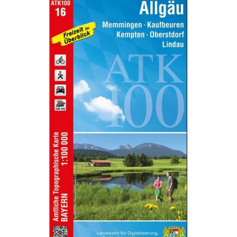 ATK100-16 ALLGÄU (AMTLICHE TOPOGRAPHISCHE KARTE 1:100000)