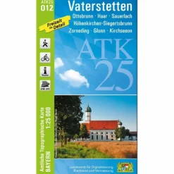 ATK25-O12 VATERSTETTEN (AMTLICHE TOPOGRAPHISCHE KARTE) - Wanderkarte