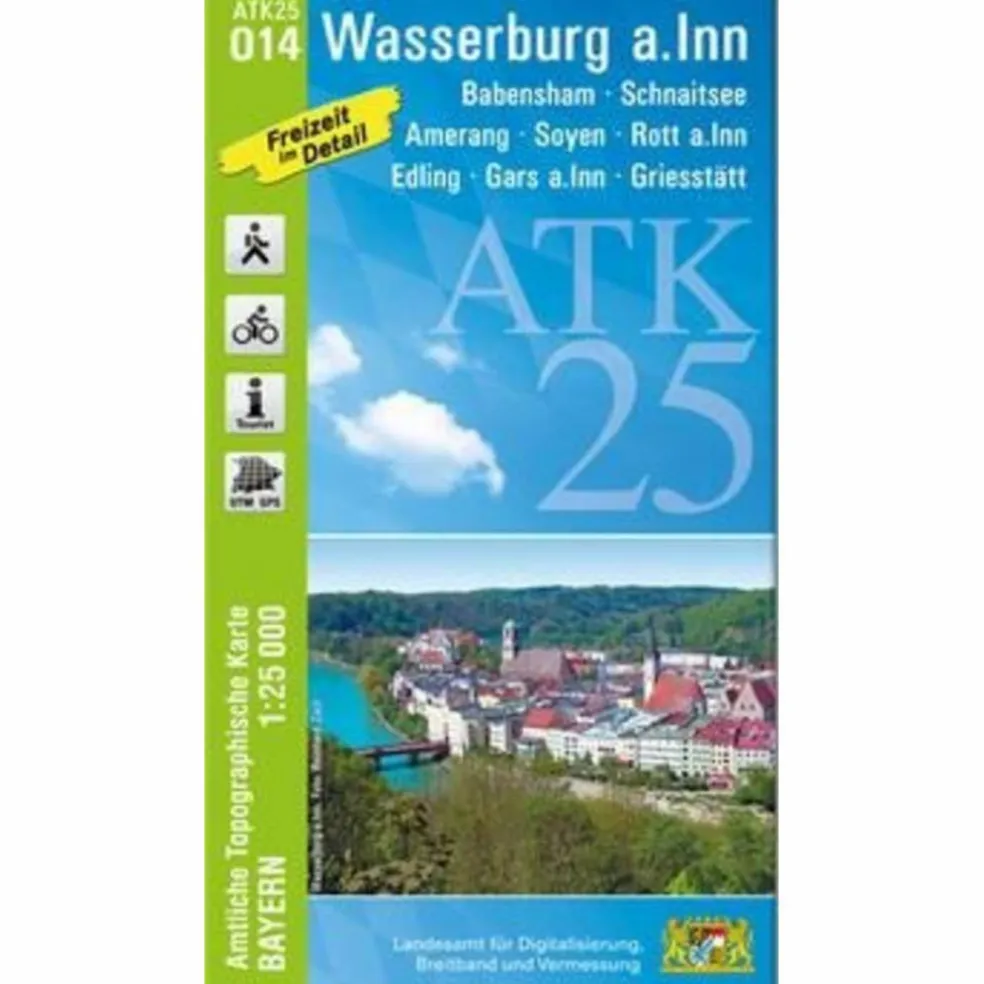 ATK25-O14 WASSERBURG A.INN - Wanderkarte
