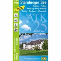 ATK25-P10 STARNBERGER SEE (AMTLICHE TOPOGRAPHISCHE KARTE) - Wanderkarte
